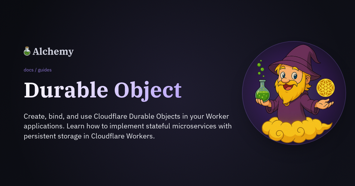 Durable Object | Alchemy
